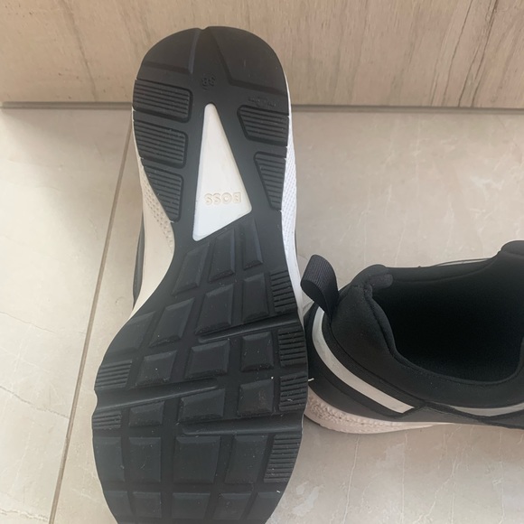 Boss boys logo strap slip on sneakers, size 38 Eu US 5.5 - Picture 5 of 7